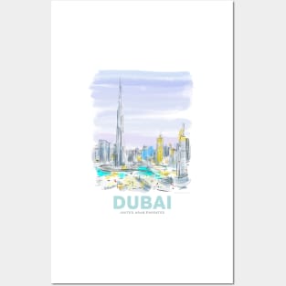 Dubai United Arab Emirates Posters and Art